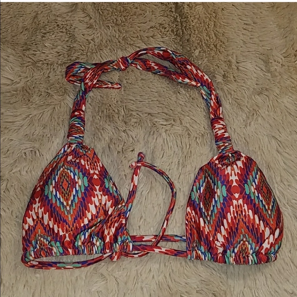 Vix Multicolor Patterned Bikini Top - image 2